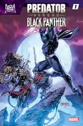 Predator versus Black Panther #1 por Ken Lashley
