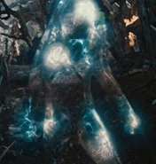 Tracker Predator desactivando su sistema de camuflaje