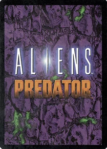 Arte trasero de todas las cartas del juego de mesa Aliens/Predator Collectible Card Game