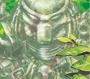 Golden Angel usando su dispositivo de camuflaje en Predator: 1718