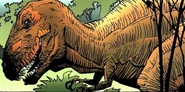 Un Solitario Tyrannosaurus Rex en Tarzan versus Predator #4