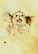 Robin Jarvis' first sketch of Arthur