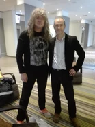 Martin Hofman met Fabio Bono op de Boekenbeurs 2019