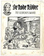 De originele cover van Het Gebroken Zwaard