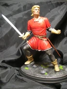 Johan van Horst als beeldje.