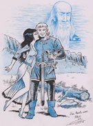 EricDeRopDRR.jpg (110 kB) De Rode Ridder en Merlijn door Eric De Rop gemaakt.