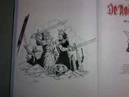 RodeRiddertekeningEricDeRopinLaatsteDroomArtistedition.jpg (57 kB) Gevecht tussen Koning Arthur en Bahaal in De Laatste Droom "Artist Edition"