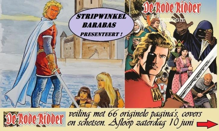 Stripwinkel Barabas presenteert: De Rode Ridder veiling: Claus Scholz ...
