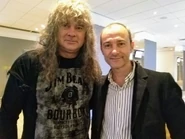 Martin Hofman met Fabio Bono op de Boekenbeurs 2019