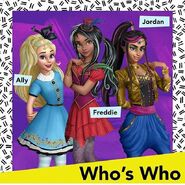 Who's Who - Ally, Freddie, Jordan