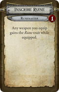 Runemaster skill Inscribe Rune.