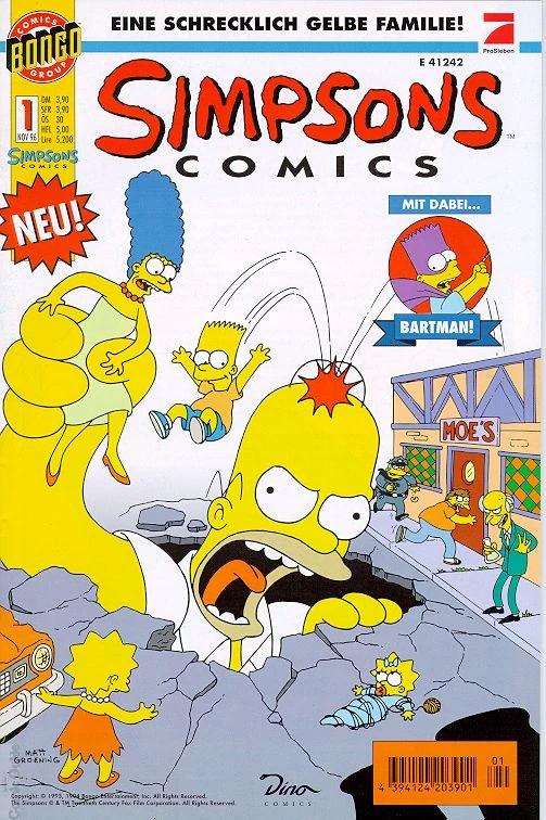 Simpsons Comics 1 SimpsonsWiki Fandom