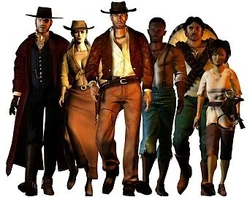 Cooper and his team in Desperados: Wanted Dead or Alive