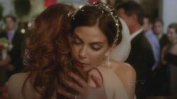 Katherine and Susan hug