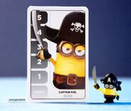 Minions's challenge card game Captain Phil