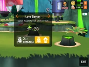 Lava Geyser, the location to produce radioactive lava