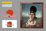 Concept art of Marlena's portrait