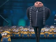 Gru starring at Dave