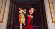 Corgi is so friendly, to the anger of Scarlet Overkill