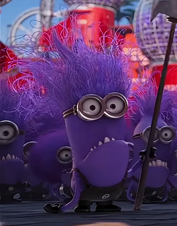 Despicable Me Purple Minions Wallpaper