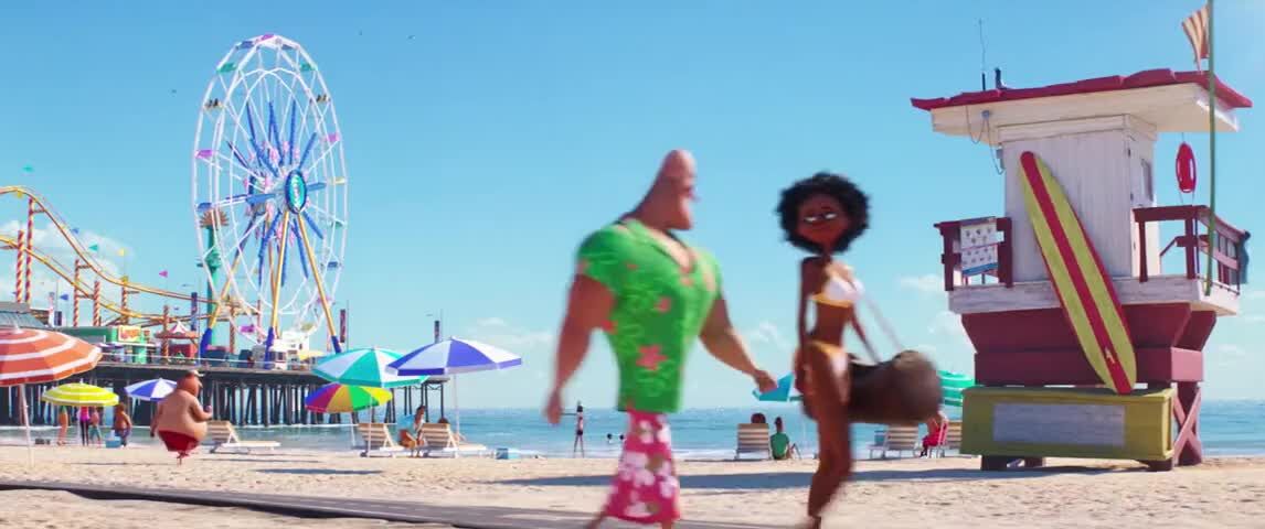 How Minions met cute girls at the beach, Despicable Me 3