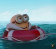 Cody floating in Minions