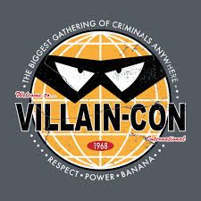 Villain-Con International Black & Yellow Badge Reel