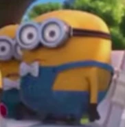 Edward seen on the weeding of Gru and Lucy on the end of the film.