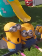 Ron with Lewis in Despicable Me 4.