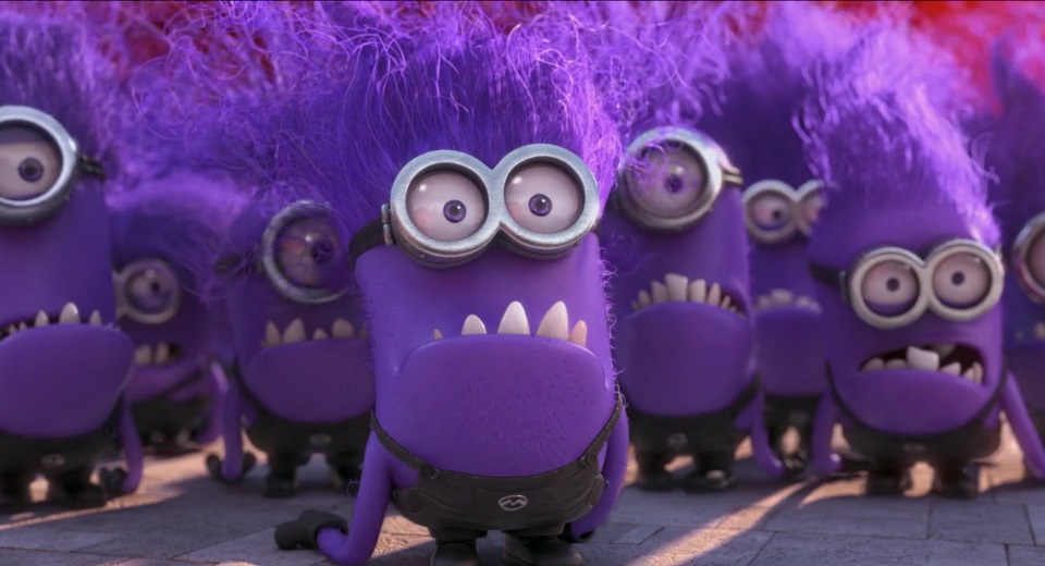 purple minions despicable me 2 toy