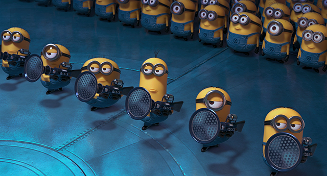 Gru Holding Cheese Gun Minions: The Rise Of Gru GIF