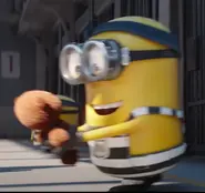 Tony giving Bob's Teddy