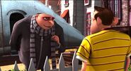 Fred and Gru talking