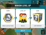 Minion level up