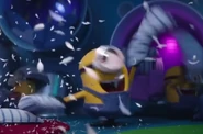Crane holding his pillows