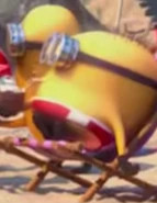 Edward seen on the beach