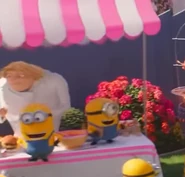 Tom with Dru Gru and Benjamin