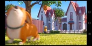 He goes somewhere, howling