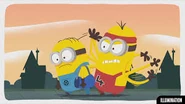 Daggett annoying Adien when he walks home