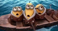 Bob, Kevin, and Stuart on their boat