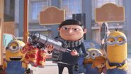 Gru with his cheese blaster