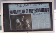 A newspaper seen in Despicable Me: Minion Mayhem