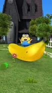 Jerry with a giant banana