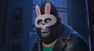Snowball from the Secret Life of Pets appears as a Mask
