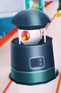 An eye looking surveillance camera