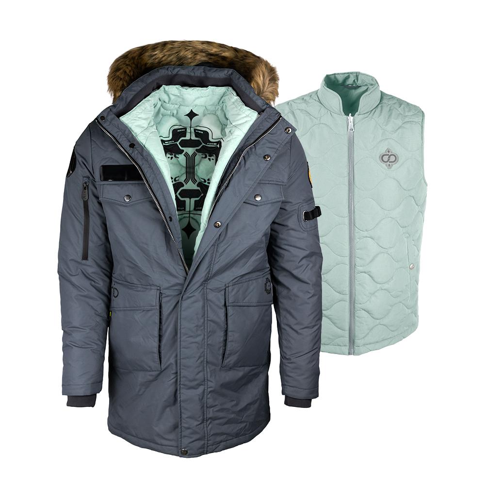 Destiny navy casual winter jacket cheap