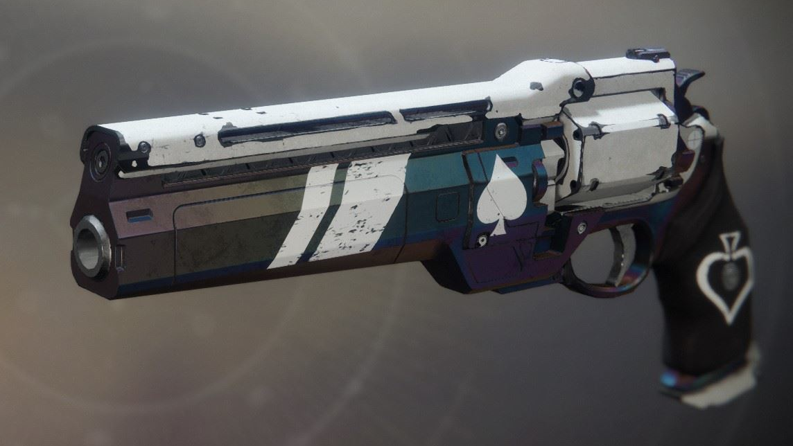 The Ace of Spades is an Exotic Hand Cannon that deals Kinetic damage, intro...