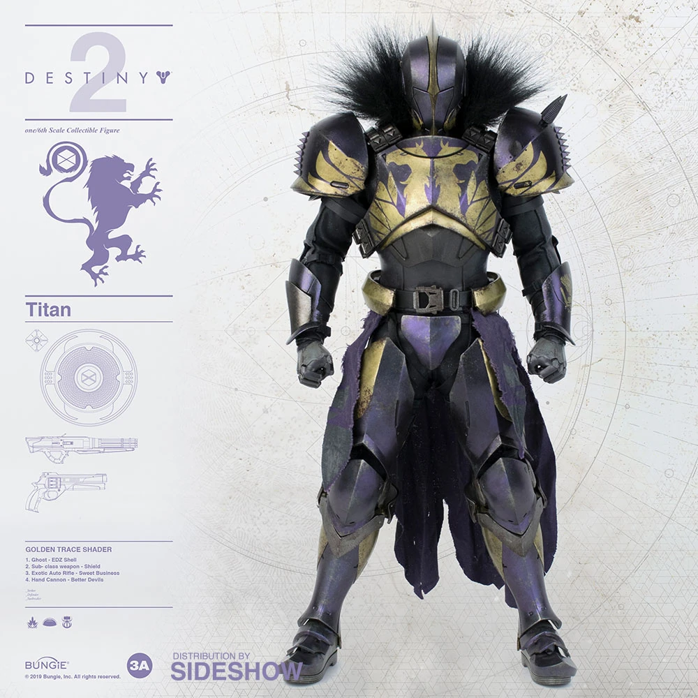 3A Titan (Golden Trace Shader) | Destiny Collectors Wiki | Fandom