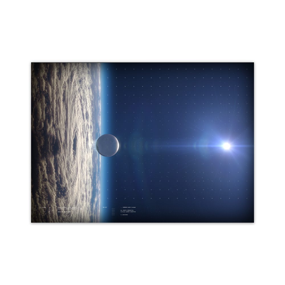 Pale Blue Dot - Cassini Metal Print