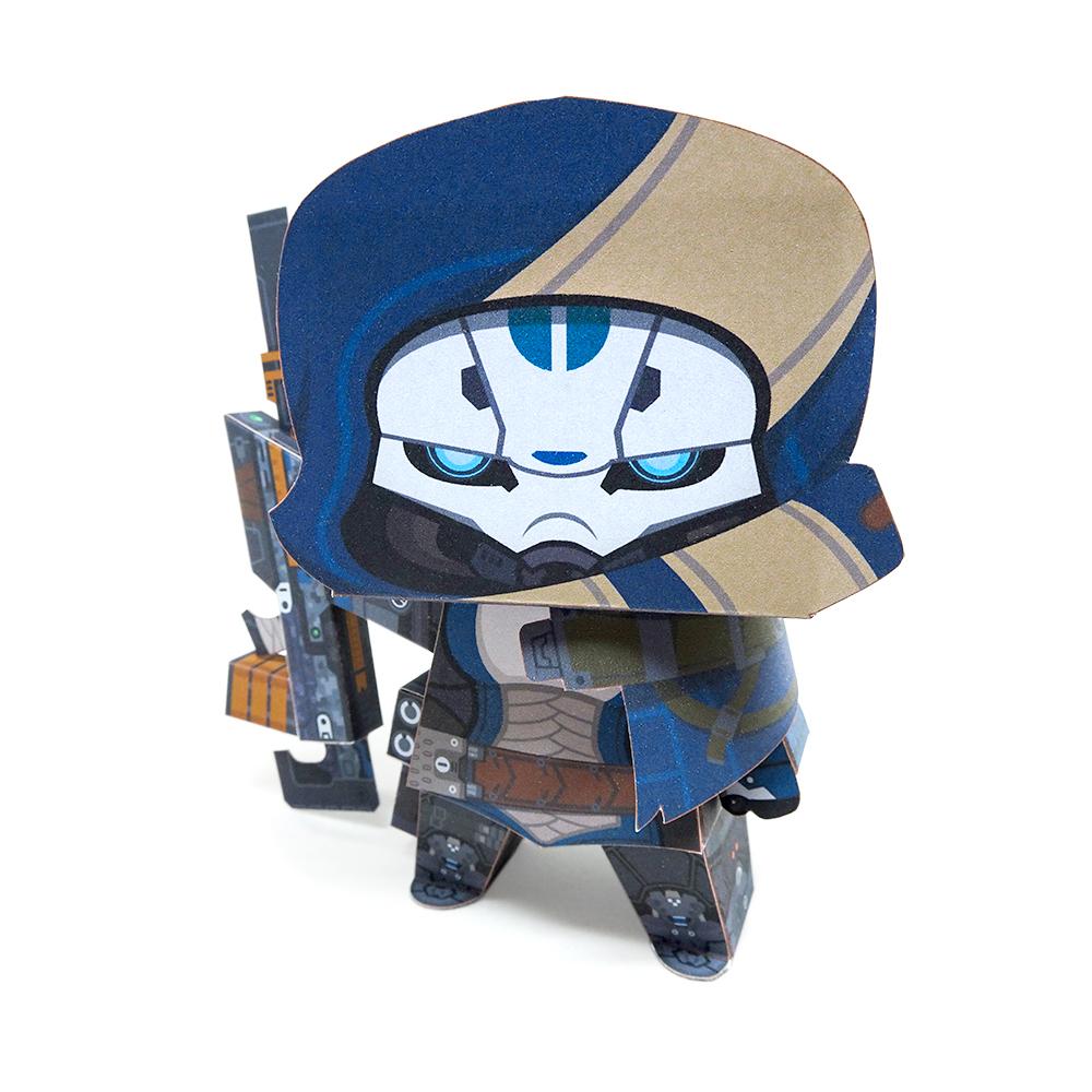 Warden Paper Toy  Free Printable Papercraft Templates